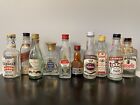 Vintage Lot Empty Mini Liquor Bottles (60s, 70s, 80s)
