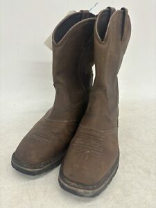 Brown Leather Cowboy Boots 2565294 Western Men’s Sz# 11.5D