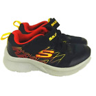 Skechers Bungee Toddler Shoes Size 6 Black Red Yellow Sneakers