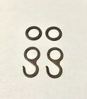 Cuckoo Clock Parts- Old Style Hooks And Rings- Set Of 2x2 ( R )*** NEW