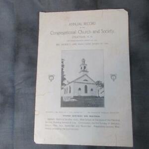 1902 Annual Record Congregational Church, Stratham, NH
