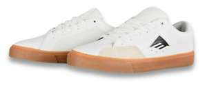 Emerica Temple Skate Shoes - NEW Mens Size 9 White / Gum - #40922-WL