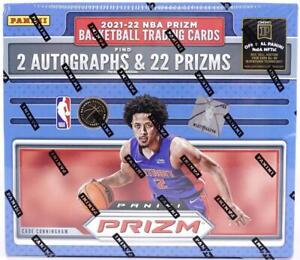 2021-22 Panini Prizm NBA Basketball Factory Sealed Hobby Box 12 Packs 2 Auto