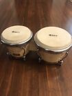 Latin Percussion LP Performer Series BONGOS Natural Wood with Chrome Hardware