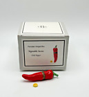PHB Porcelain Hinged Box Chili Pepper With Sun Trinket Midwest 34555 ~ New