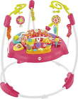 Baby Bouncer Pink Petals Jumperoo Activity Center with Music and Lights