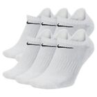 Nike Everyday Dri-Fit Cotton Cushioned 6-Pack No Show Socks Size-M, L, XL
