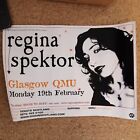 Regina Spektor - Scottish tour Glasgow show concert poster