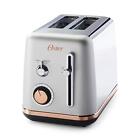 Oster 2097682 2 Slice Toaster Metropolitan Collection with Rose Gold Accents,...