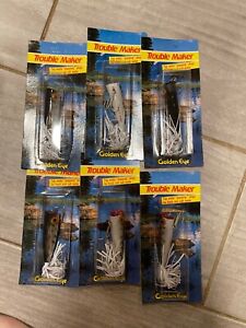 New ListingGudebrod Golden Eye Trouble Maker New Old Stock Box Of Lures Lot Of 6