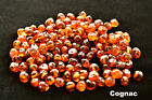 Natural Baltic Amber Beads Natural Loose BQ Beads 4.5-6mm 50-100-200 Pcs Cognac