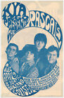 KYA Presents The Rascals 1968 Oakland Coliseum Handbill VTG Top 60 Radio Survey