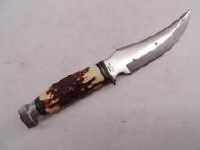 Vtg Fixed Blade Hunting Knife Precise Silver Eagle Stainless 440 Vanadium Steel