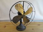 Century Fan Brass Blades Model 263 J-2 S3C-1 6AS IS UNTESTED  parts or repair