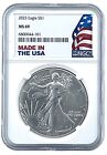 2023 1oz Silver American Eagle NGC MS69 - Made In USA Holder