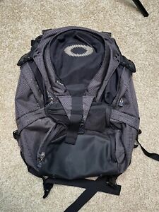 Vintage Y2k Oakley Tactical Backpack Black Grey Hiking Software Tech