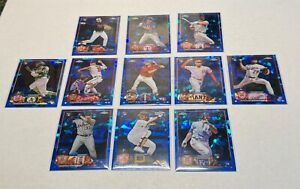 New Listing11 2023 TOPPS CHROME SAPPHIRE RC ROOKIE LOT GRISSOM GROVE LANGLIERS WALLNER