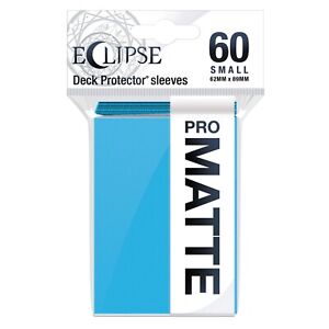 (60-Pack) Ultra Pro Eclipse PRO MATTE SKY BLUE Small Deck Protector Card Sleeves