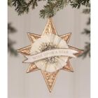 Bethany Lowe Wish Upon A Star White and Gold 3.5