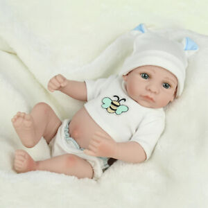 Silicone Reborn Baby Dolls Full Body Soft Vinyl Realistic Newborn Doll Boy Gift