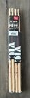 4 Pair Vic Firth 5A Wood Tip Drumsticks American Classic Hickory - Value Pack