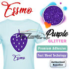 Purple Glitter Heat Transfer Vinyl HTV T-Shirt 20