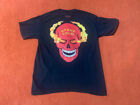 Mens VTG 2000 WWF Stone Cold Steve Austin Red Flaming Skull Shirt size L