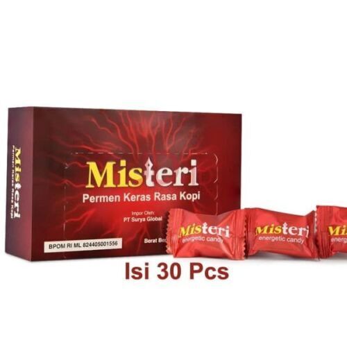 5 - 120 Pcs MISTERI Candy coffee to increase stamina [BEST SELLER] 🔥 🔥 🔥