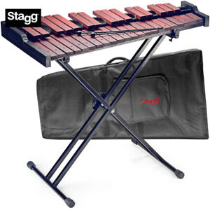 Stagg XYLO-SET 37 Key Xylophone Complete With Mallets, Stand, and Gig Bag - NEW
