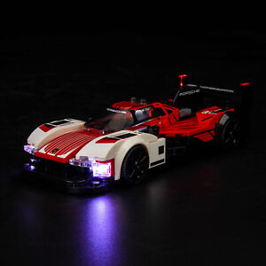 BrickBling LED Light Kit for LEGO Speed Champions Porsche 963 76916 Racing Car