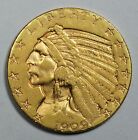 1909-D $5 Five Dollar Indian Head Liberty Half Eagle Gold Coin