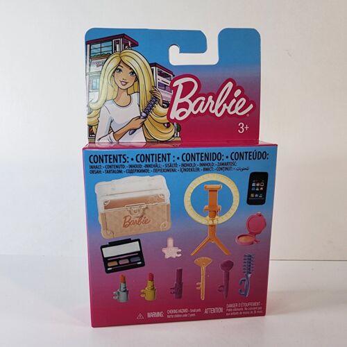 Barbie Makeup Tutorial Accessories Set with Ring Light
