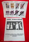 ONE DIRECTION 2014 Nashville Concert Backstage PASS /BAND SHEETS Harry Styles 1D