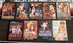 Misty Mundae DVD Lot SpiderBabe Play-Mate of the Apes Sin Sisters Screaming Dead
