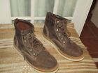 Hawx Men's Brown Soft Toe Wedge Sole Lace Up  Work Boots Style WULP 3 size 12 M