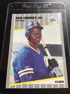 1989 Fleer -rookie Seattle Mariners #548 Ken Griffey Jr (RC)