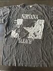 Vintage 1990 NIRVANA Bleach Shirt Large- XL Sonic Youth Grunge Punk Sub Pop