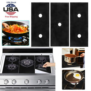 Gas Range Stove Top Burner Cover Protector Reusable Non-Stick Liner for Kitchen