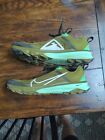 Nike Men's React Terra Kiger 9 Trail Running Shoes Olive Green Flax Size 11.5