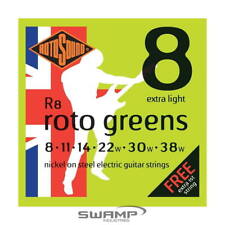Rotosound R8 Roto Greens Electric Guitar String set - 8-38 - Nickel on Steel