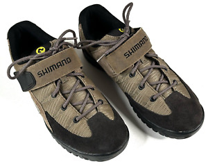 New ListingShimano Cycling Mountain Bike Shoes Black Beige Men's Size 7.5 US 41 EU SH-M038W