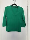 Green Magaschoni XS V-Neck Cashmere Sweater