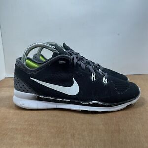 Nike Free TR Fit 5 Women's Size 7.5 Running Shoes Black Gray 718932-001