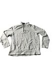 Nautica Sweatshirt Mens Gray Fleece Long Sleeve Quarter Zip Pullover Outdoor H1