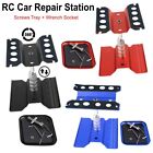 Repair Station Work Stand w/Screw Tray Tool 360° Rotate Lift For 1/8 1/10 RC Car