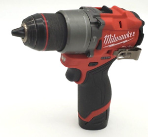 Milwaukee M12 FUEL Brushless Cordless 1/2 in. Hammer Drill W/2Ah  B       M-2446