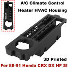 A/C Climate Control Heater HVAC Housing For 1988-1991 Honda CRX DX HF SI Black