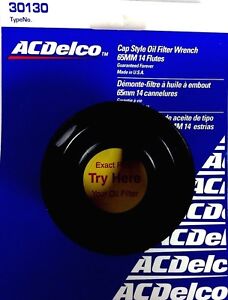 ACDelco Cap Style Oil Filter Wrench 65MM 14 Flutes 3/8