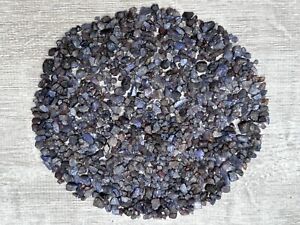 Grade A++ Sapphire Semi Tumbled Gemstone Mini Chips 3 -12mm, Wholesale Bulk Lot