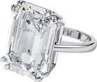 Swarovski 5610382 PRE-OWNED Women's Ring Jewelry Collection, Rhodium SIZE 6